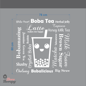 Boba Tea Wall Sticker