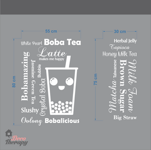 Boba Tea Wall Sticker