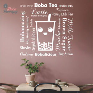 Boba Tea Wall Sticker