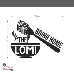 Bring Home The Lomi Design Wall Sticker