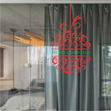 Load image into Gallery viewer, Christmas Ribbon Ball Wall Sticker