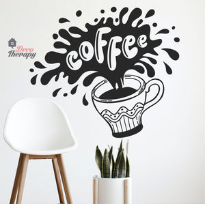 Coffee Splash Wall Sticker