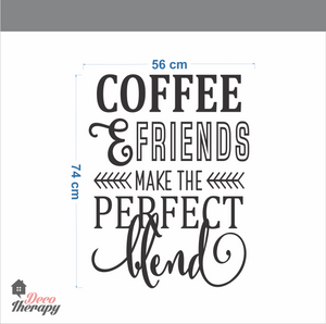 Coffee & Friends Wall Sticker