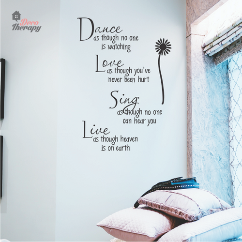 Dance Like No One Is Watching Wall Sticker