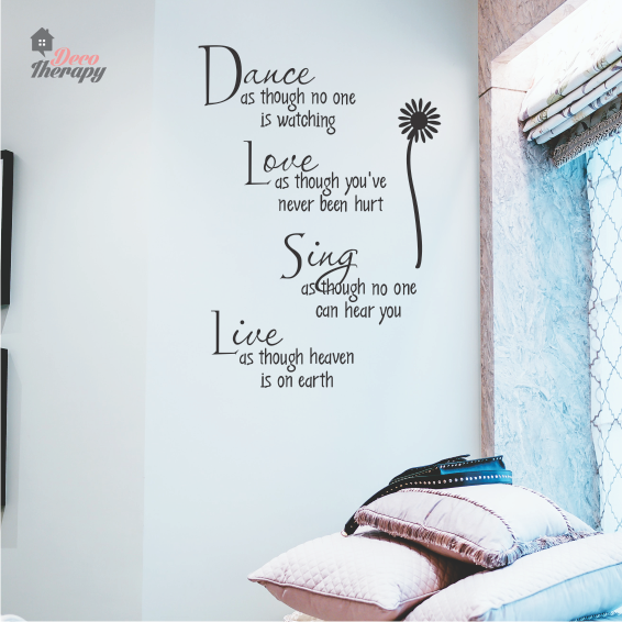 Dance Like No One Is Watching Wall Sticker