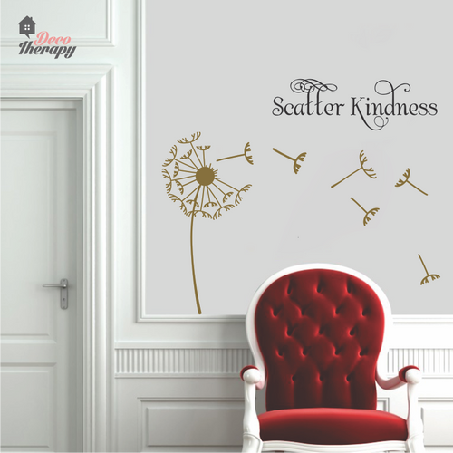 Dandelion Scatter Kindness Wall Sticker