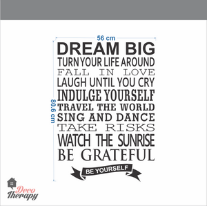 Dream Big Wall Sticker