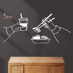 Drink and Sushi Wall Sticker