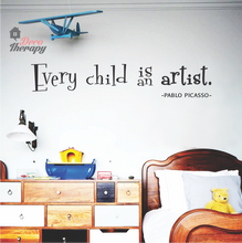 Load image into Gallery viewer, Every Child Is An Artist Wall Sticker