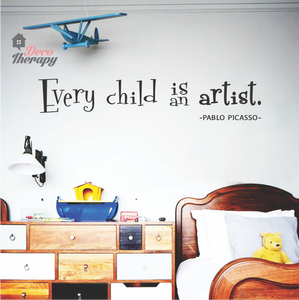 Every Child Is An Artist Wall Sticker