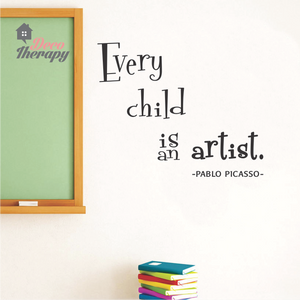 Every Child Is An Artist Wall Sticker