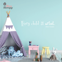 Load image into Gallery viewer, Every Child Is An Artist Wall Sticker