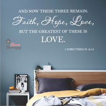 Load image into Gallery viewer, Faith Hope Love V1 Wall Sticker