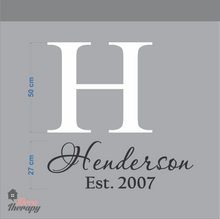 Load image into Gallery viewer, Customized Family Name V4 Design Wall Sticker