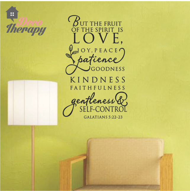 Fruit Of The Spirit Is Love Wall Sticker
