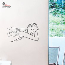 Load image into Gallery viewer, Girl Beauty Massage Wall Sticker