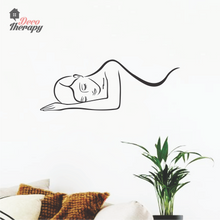 Load image into Gallery viewer, Girl On Beauty Relaxation Wall Sticker