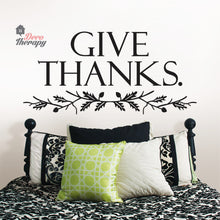 Load image into Gallery viewer, Give Thanks V1 Wall Sticker