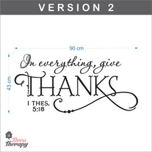 Load image into Gallery viewer, Give Thanks V2 Wall Sticker