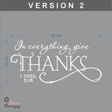 Load image into Gallery viewer, Give Thanks V2 Wall Sticker