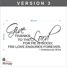 Load image into Gallery viewer, Give Thanks V3 Wall Sticker