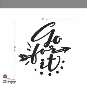 Go For It Wall Sticker