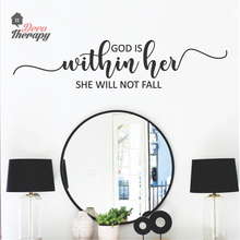 Load image into Gallery viewer, God Is Within Her V2 Wall Sticker