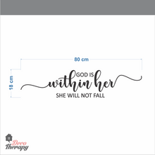 Load image into Gallery viewer, God Is Within Her V2 Wall Sticker