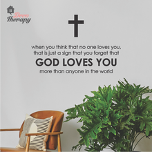 Load image into Gallery viewer, God Loves You V2 Wall Sticker