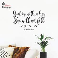 Load image into Gallery viewer, God Is Within Her V1 Wall Sticker