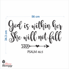 Load image into Gallery viewer, God Is Within Her V1 Wall Sticker