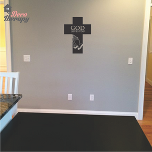 God Loves You V1 Wall Sticker