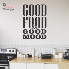 Load image into Gallery viewer, Good Food Is Good Mood Wall Sticker