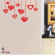 Load image into Gallery viewer, Hearts Hanging Wall Sticker