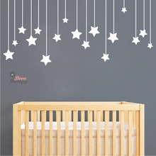 Load image into Gallery viewer, Hanging Stars Wall Sticker