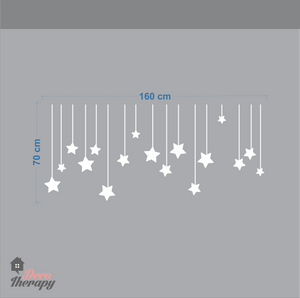 Hanging Stars Wall Sticker