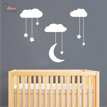 Load image into Gallery viewer, Hanging Stars And Moon Wall Sticker