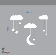 Load image into Gallery viewer, Hanging Stars And Moon Wall Sticker