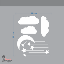Load image into Gallery viewer, Hanging Stars And Moon Wall Sticker