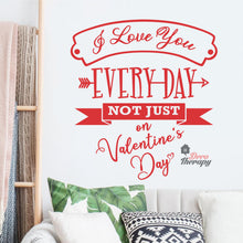 Load image into Gallery viewer, Hearts I Love You Everyday Wall Sticker