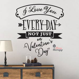 Hearts I Love You Everyday Wall Sticker