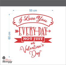 Load image into Gallery viewer, Hearts I Love You Everyday Wall Sticker