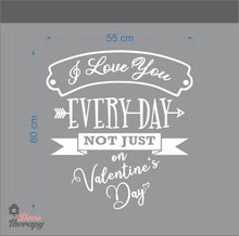 Load image into Gallery viewer, Hearts I Love You Everyday Wall Sticker