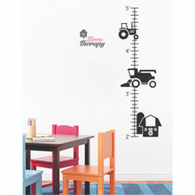 Load image into Gallery viewer, Height Chart Farm Tractor Wall Sticker