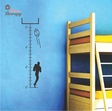 Load image into Gallery viewer, Height Chart Football Wall Sticker