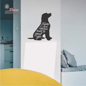 Home Someone Runs To Greet You Wall Sticker