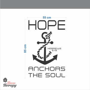 Hope Anchors The Soul Wall Sticker