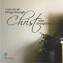 Load image into Gallery viewer, I Can Do All Things Through Christ V2 Wall Sticker