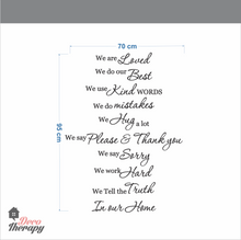 Load image into Gallery viewer, In Our Home Rules We Tell The Truth