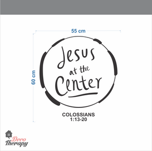 Jesus At The Center Wall Sticker